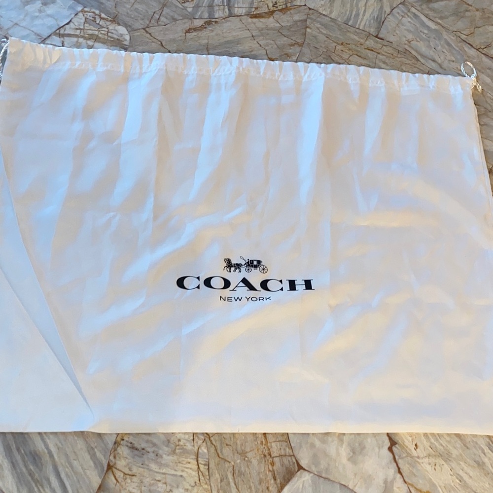 Coach White Dust Bag